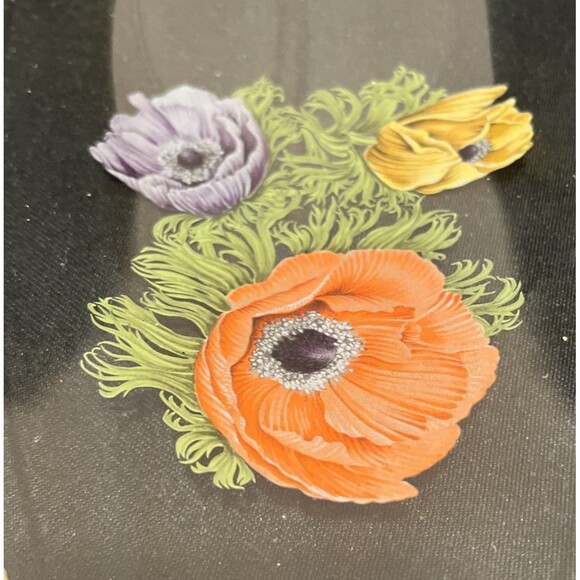 Vintage Chance Glass England 1965 Fiestaware Anemone Pattern Long Oval Dish - Picture 5 of 10